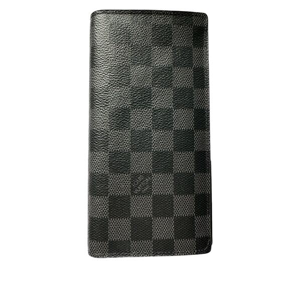 Pre-Owned LV Damien Graphite Brazzaville Bifold Long Wallet - Picture 2 of 8